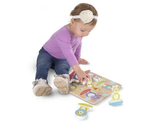 Розвиваюча іграшка Melissa&Doug Формовий пазл Сафарі (MD1886)