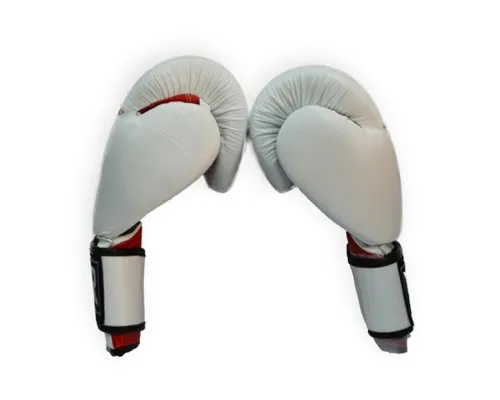 Боксерські рукавички Thor Ring Star 14oz White/Red/Black (536/01(PU)WHITE/RED/BLK 14 oz.)