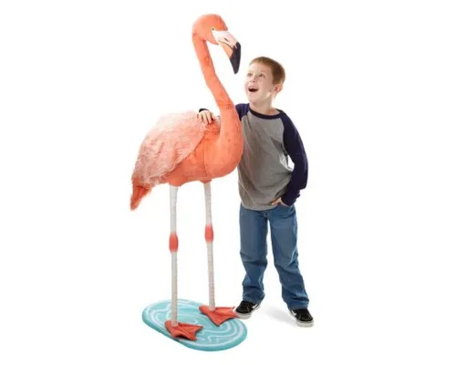 Мяка іграшка Melissa&Doug Рожевий плюшевий фламінго, 140 см (MD8805)