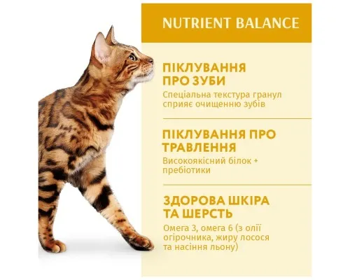 Сухий корм для кішок Optimeal зі смаком курки 200 г (4820215360180)