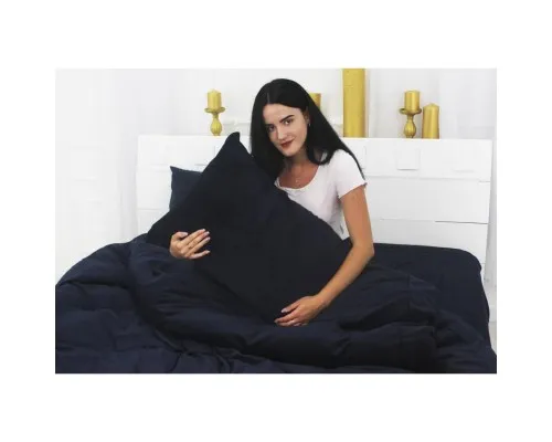 Постільна білизна MirSon Велюр Winter Frost 28-0006 Navy blue Velvet Сімейний (2200003998900)