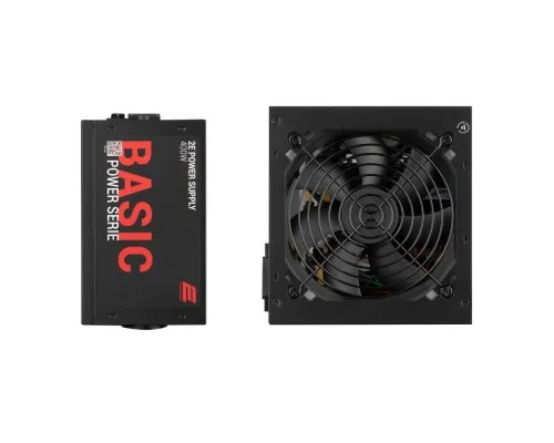 Блок питания 2E BASIC POWER (400W), 80, 120mm, 1xMB 24pin(20+4), 1xCPU 8pin(4+4), 3xMolex, 4xSATA, 1xPCIe 8pin( (2E-BP400-120APFC)