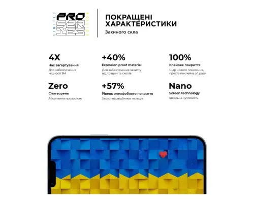 Скло захисне Armorstandart Pro 3D LE Apple iPhone 14 Plus / 13 Pro Max Black (ARM65655)