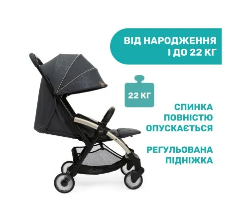 Коляска Chicco Goody Plus Stroller чорна (79877.57)