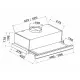 Витяжка кухонна GRANADO Telde 603-700 white (GCH26355)