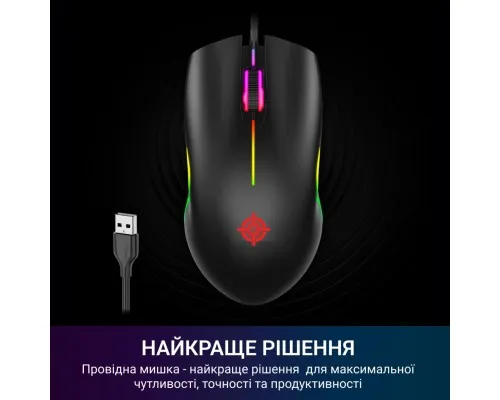 Мышка GamePro GM117 USB Black (GM117)