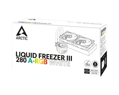 Система водяного охлаждения Arctic Liquid Freezer III - 280 A-RGB White (ACFRE00151A)