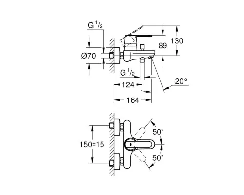 Змішувач Grohe Get (32887000)