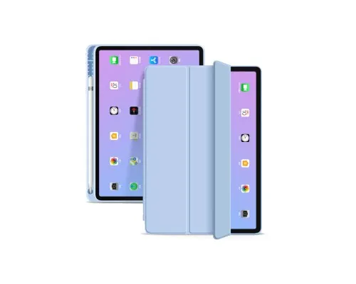 Чехол для планшета BeCover Tri Fold Hard TPU Apple iPad Air (4/5) 2020/2022 10.9" Light Blue (711108)