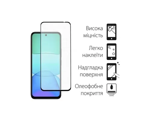 Скло захисне Dengos Full Glue Xiaomi Redmi 13 4G (black) (TGFG-361)