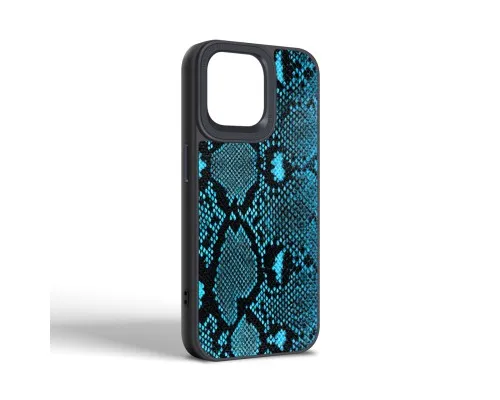 Чохол до мобільного телефона Harder Genuine Snake Apple iPhone 14 Pro Max Dark Blue (ARM76790)