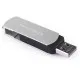 USB флеш накопитель eXceleram 64GB P2 Series Silver/Black USB 2.0 (EXP2U2SIB64)