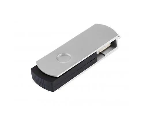 USB флеш накопичувач eXceleram 64GB P2 Series Silver/Black USB 2.0 (EXP2U2SIB64)