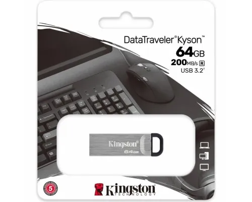 USB флеш накопитель Kingston 64GB Kyson USB 3.2 (DTKN/64GB)