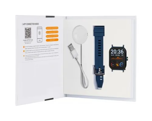 Смарт-годинник Amico GO FUN Pulseoximeter and Tonometer blue (850473)