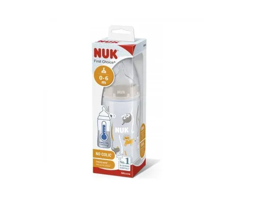 Бутылочка для кормления Nuk First Choice Plus Сафари 300 мл (3952396)