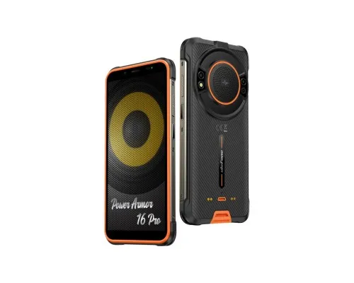 Мобильный телефон Ulefone Power Armor 16 Pro 4/64Gb Orange (6937748734840)