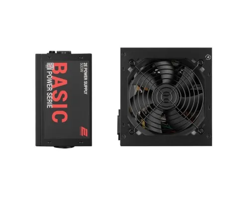 Блок питания 2E BASIC POWER (500W), 80, 120mm, 1xMB 24pin(20+4), 1xCPU 8pin(4+4), 3xMolex, 4xSATA, 2xPCIe 8pin( (2E-BP500-120APFC)