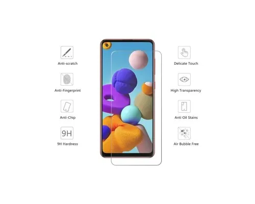 Скло захисне Drobak Samsung Galaxy A21s (464679)
