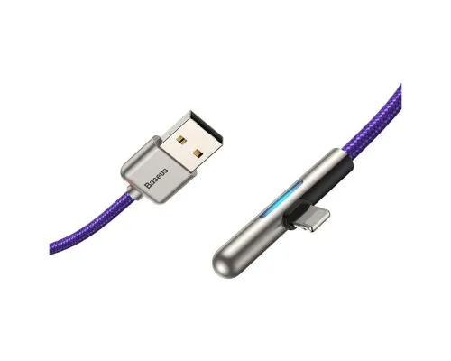 Дата кабель USB 3.1 AM to Lightning 2.0m CAL7C 1.5A 90 Purple Baseus (CAL7C-B05)