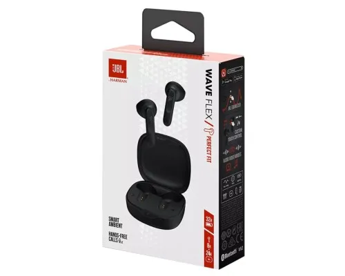 Наушники JBL Wave Flex TWS Black (JBLWFLEXBLK)