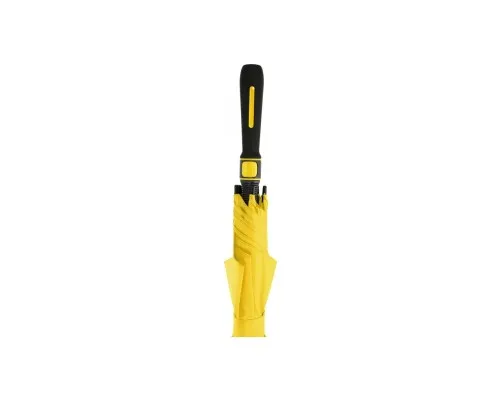 Зонт Economix Promo Greenland тростина автомат, чорно/жовта (E98414)