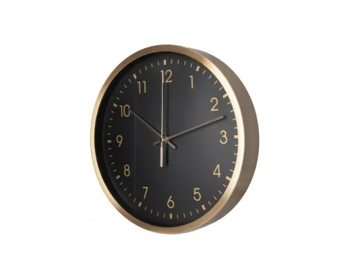 Настенные часы Optima Rich металлический, черный (O52088)