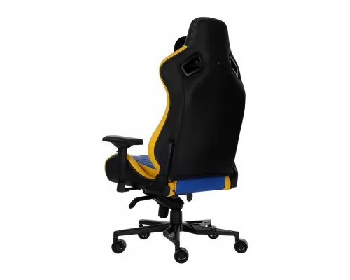 Крісло ігрове GT Racer X-0724 Blue/Yellow