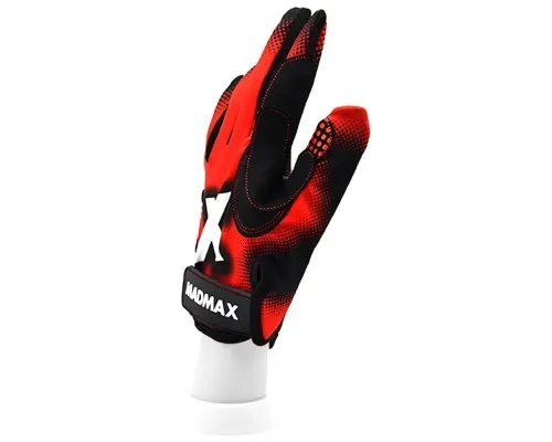 Рукавички для фітнесу MadMax MXG-101 X Gloves Black/Grey/Red L (MXG-101-RED_L)