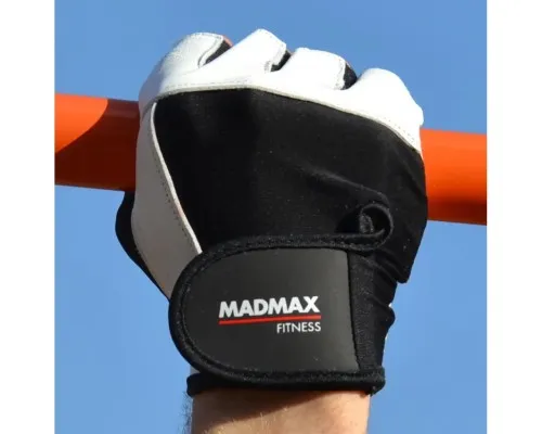 Рукавички для фітнесу MadMax MFG-444 Fitness White L (MFG-444-White_L)