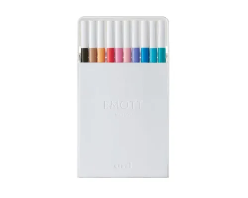 Лайнер UNI набір Emott Soft Pastel Color 0.4 мм 10 кольорів (PEM-SY/10C.02SPC)