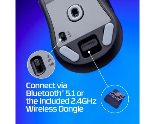 Мышка HyperX Pulsefire Haste 2 Mini Wireless Black (7D388AA)