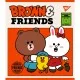 Тетрадь Yes А5 Line Friends 12 листов линия (766806)