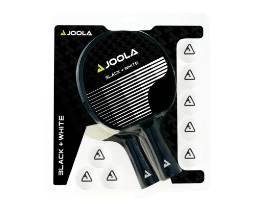 Комплект для настільного тенісу Joola Black White 2 Bats 8 Balls (54817) (930799)