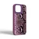 Чехол для мобильного телефона Harder Genuine Snake Apple iPhone 14 Pro Max Dark Purple (ARM76791)