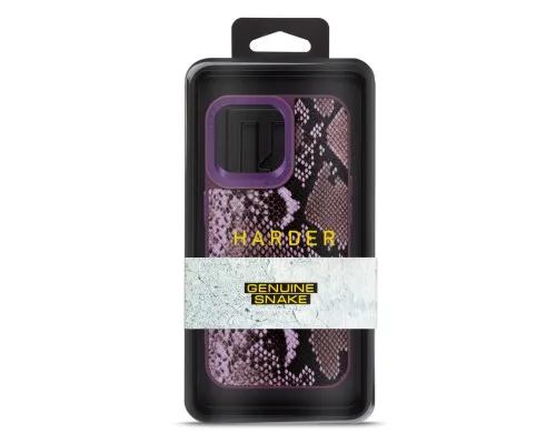 Чехол для мобильного телефона Harder Genuine Snake Apple iPhone 14 Pro Max Dark Purple (ARM76791)