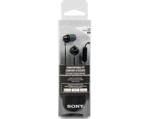 Навушники Sony MDR-EX15AP Black (MDREX15APB.CE7)