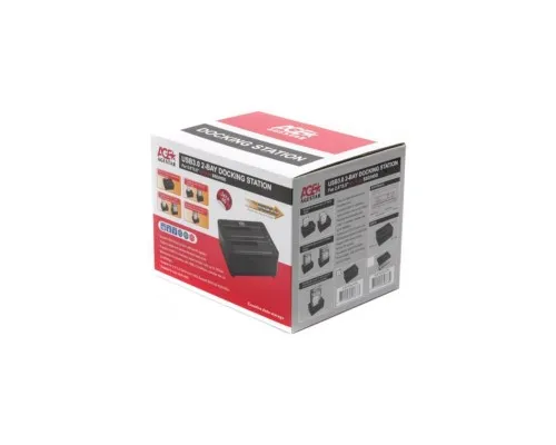 Док-станція для накопичувачів AgeStar 3UBT8 (Black)