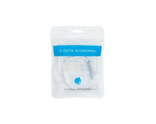 Дата кабель USB 2.0 AM to Micro 5P 0.2m браслет white Extradigital (KBU1781)