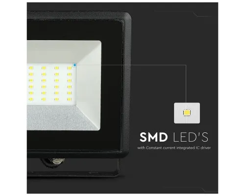 Прожектор V-TAC LED 50W, SKU-5959, E-series, 230V, 4000К (3800157625524)