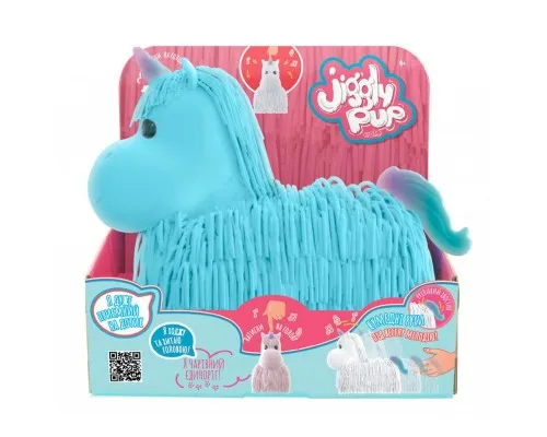 Інтерактивна іграшка Jiggly Pup Чарівний єдиноріг (блакитний) (JP002-WB-BL)