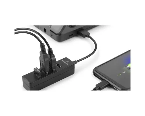 Концентратор REAL-EL HQ-174 USB-A 2.0 1.2m black (EL123110006)