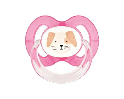 Пустушка Baby-Nova Pets 6-18 міс. рожева/фіолетова 2 шт (3962318)