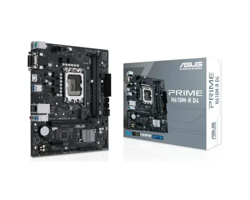 Материнская плата ASUS PRIME H610M-R D4-SI