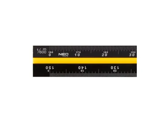 Лінійка Neo Tools трикутна, алюміній, 30 см (72-205)