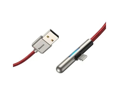 Дата кабель USB 3.1 AM to Lightning 2.0m CAL7C 1.5A 90 Red Baseus (CAL7C-B09)