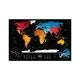 Скретч карта 1DEA.me Travel Map Weekend Black World (silver) (13073)