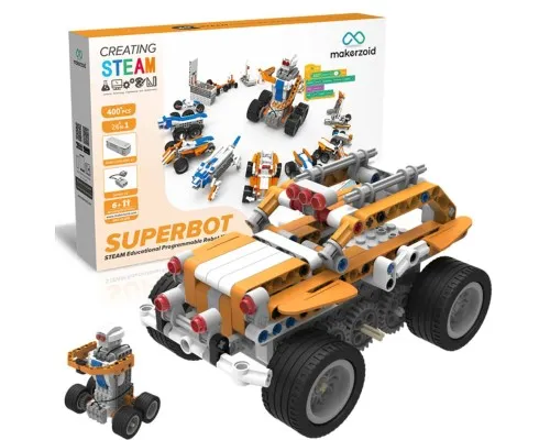 Конструктор Makerzoid Superbot Educational Building Blocks (MKZ-ID-SPB)