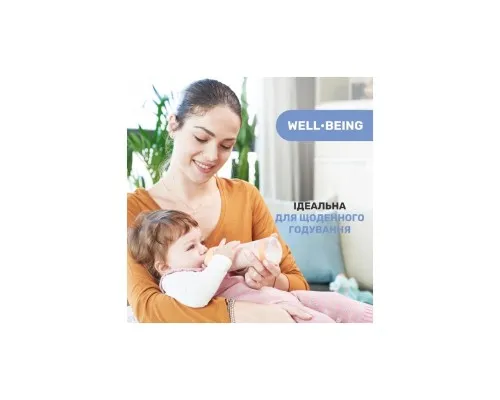 Пляшечка для годування Chicco Well-Being Colors з силіконовою соскою 2м+ 250 мл Мятна (28623.21)