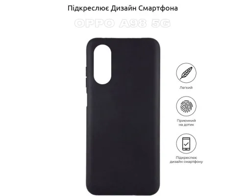 Чохол до мобільного телефона BeCover Oppo A98 5G Black (710159)
